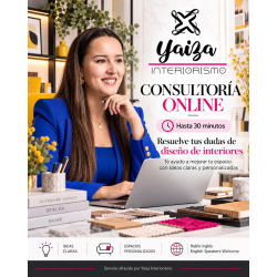 CONSULTA DE DISEÑO ONLINE  YAIZA INTERIORISMO